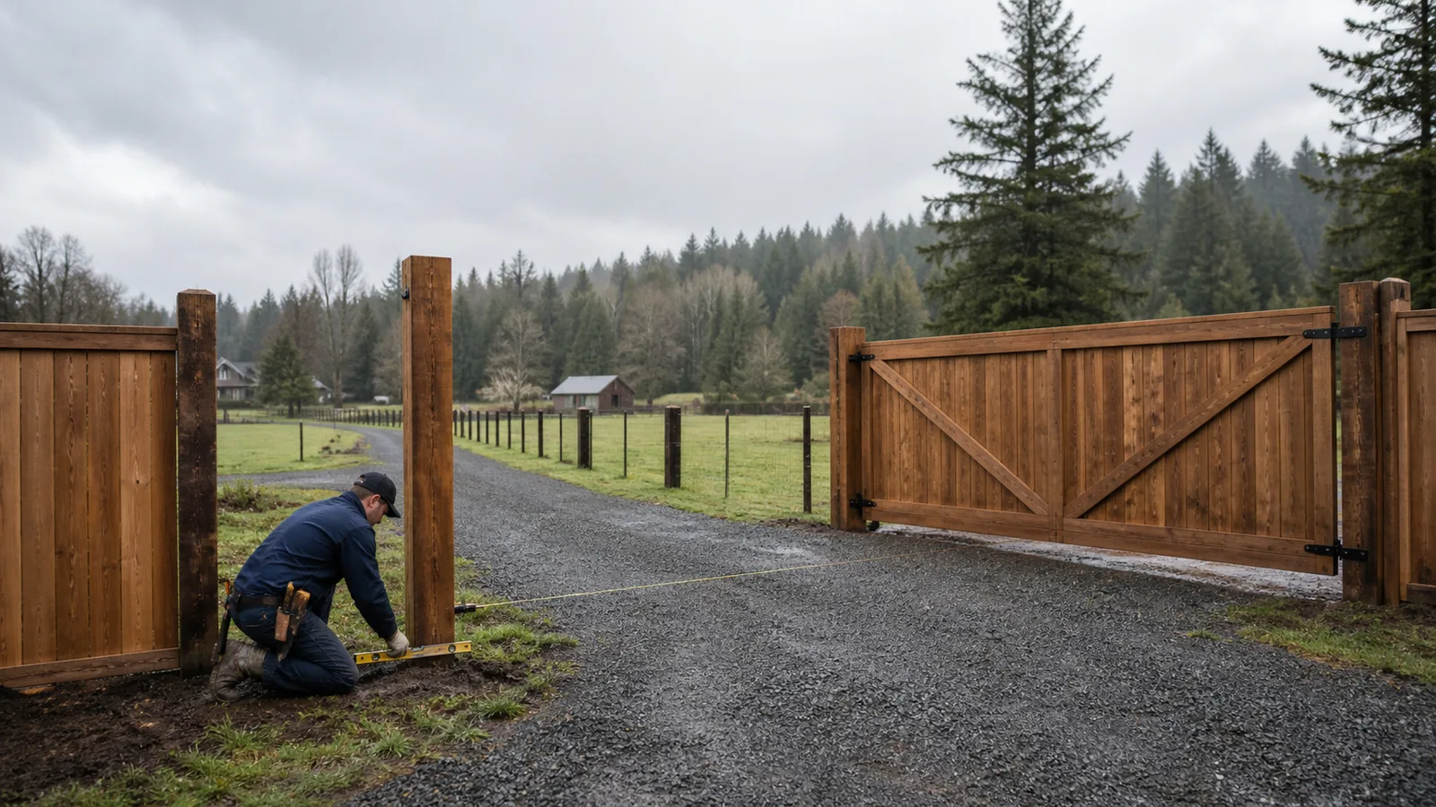 Acreage Fences and Driveway Gates near La Center, WA: Planning Guide