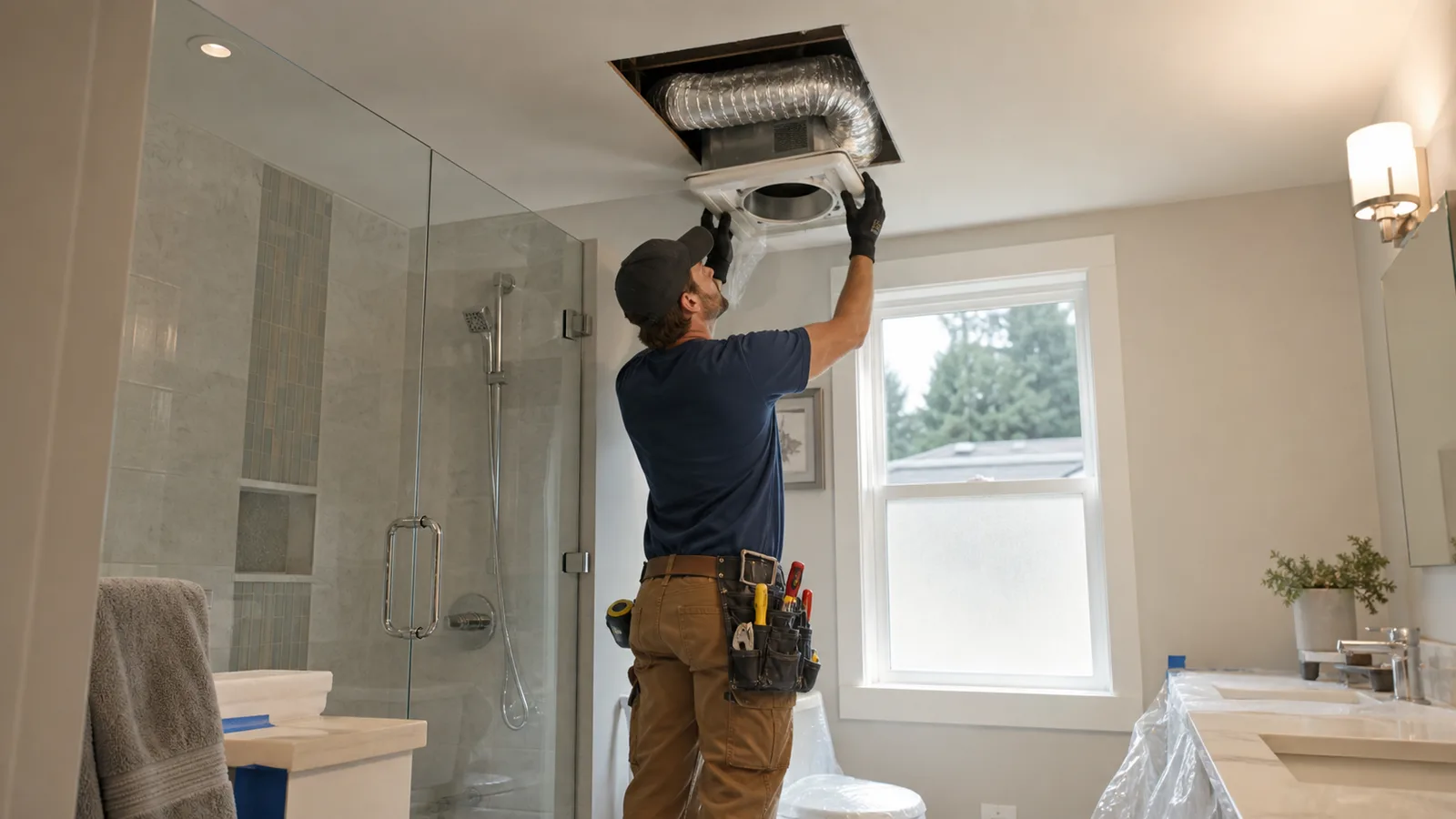 Bathroom Exhaust Fan in Vancouver, WA: Moisture, Duct and Electrical Plan